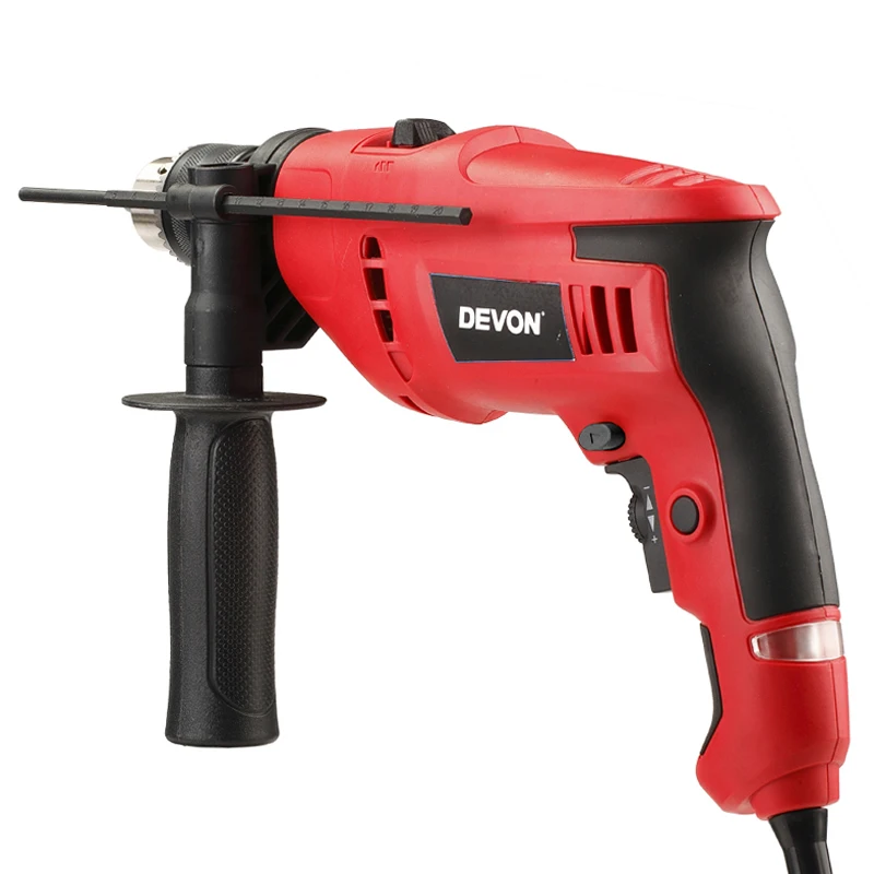 DEVON Electric Drill Impact Drill High Power In Drilling Screw Furniture Installation