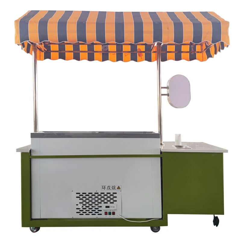 Mobile Outdoor Portable Commercial Food Kiosk Carts Electric Ebike Customized Restaurant Trolley Modern Coffee Bike Metal +wood
