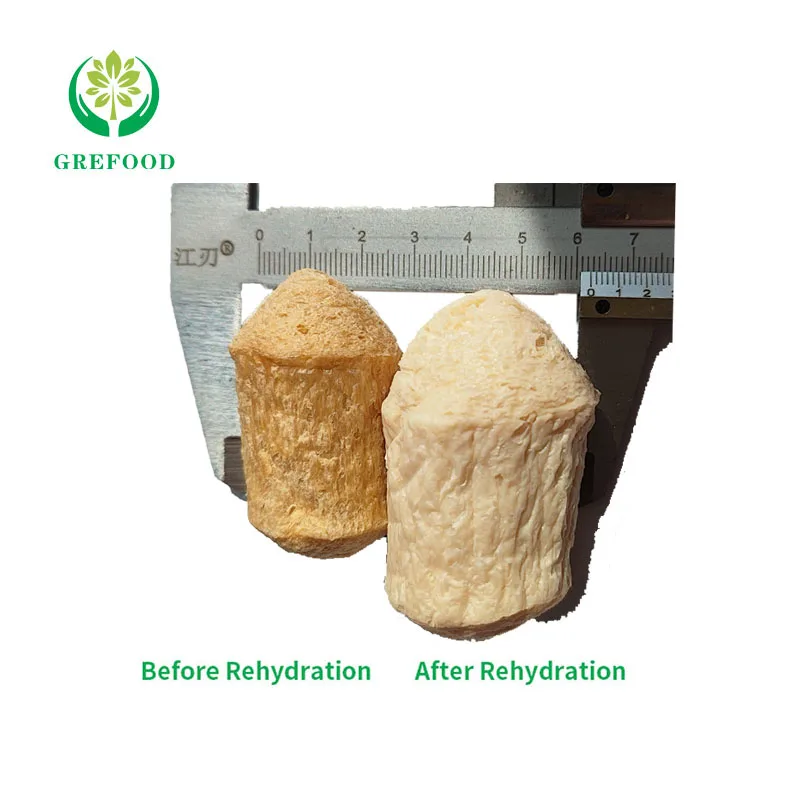 Best Sale Textured Soy Protein TVP Fast food raw materials High Quality Textured Vegetable Protein 60% protein Artificial meat