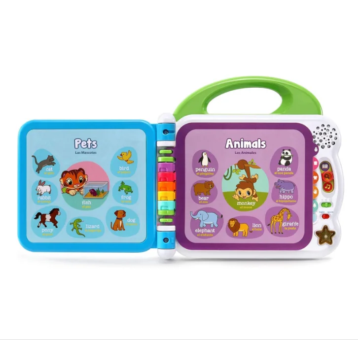OEM Manufacturer Custom Interactive Electronic Animal Sound Book Set 100 Words Early Learning Books for Kids