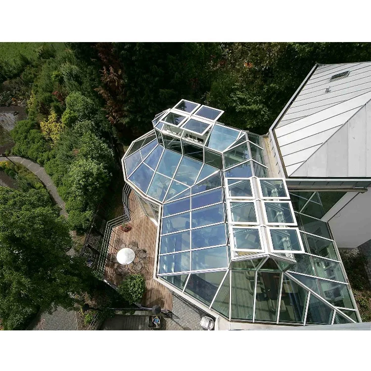 aluminum prefab extrusion garden sunroom houses designs with swimming pools