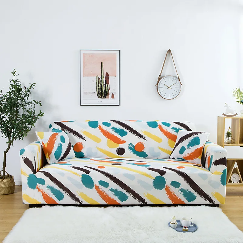 2021 Explosive Printed Stretch Full Cover Fabric Sofa Cover