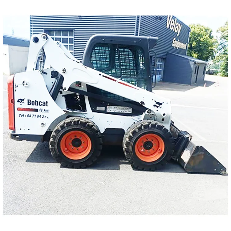 Secondhand small Bobcat skid steer loader S530 original USA  mini front loader usado botcat wheel  bob cat used 530 machine