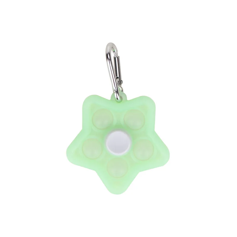 Hot Selling Five-Pointed Star Fidget Gyro Silicone Finger Gyro Palm Gyro