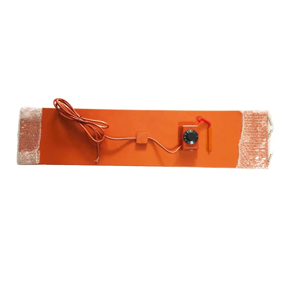 1740x250mm 200 liter electric flexible oil drum heater silicone rubber heating pad