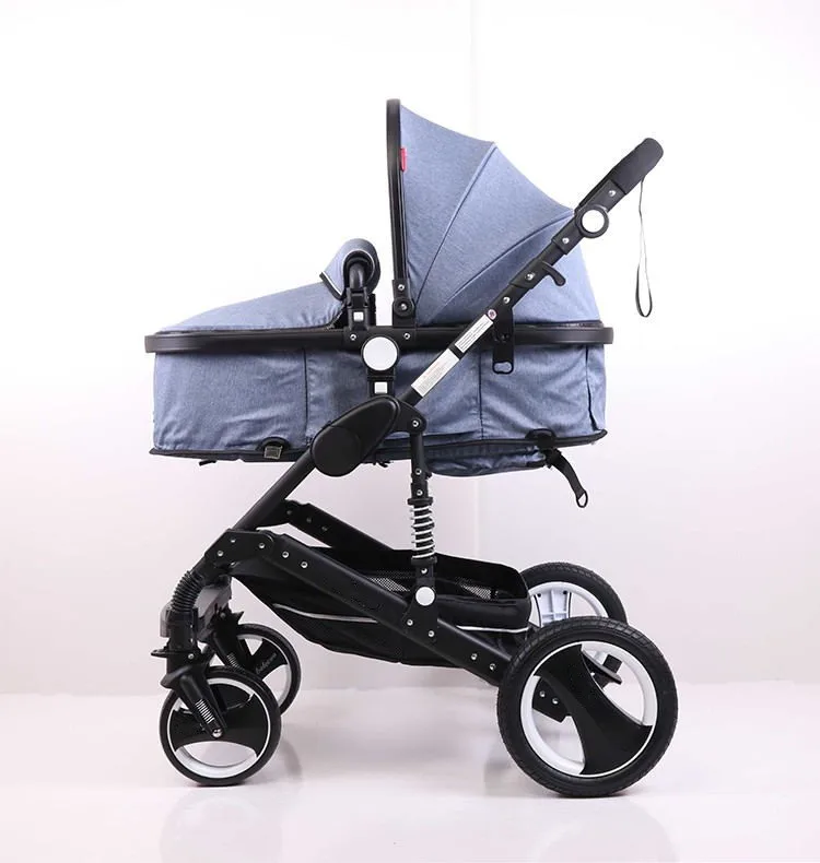 Custom Luxury 3 in 1 Baby Stroller Pram Multifunctional Baby Jogging Stroller