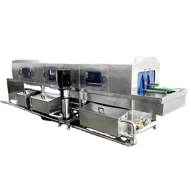 Lonkia SUS304 Turnover Basket Crate Cleaning Machine Plastic Crates Trays Boxes Crate Washer Cleaner Egg Trays Washing Machine