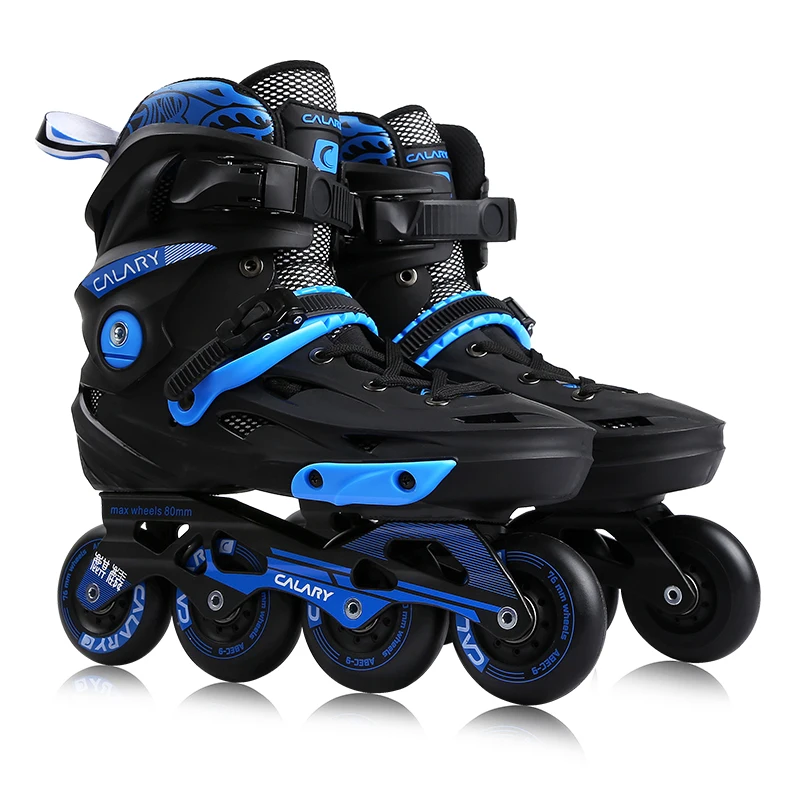 Freestyle 4 PU Wheels Size 36-43# Slalom Roller Skates ,inline Skates with CNC Aluminium Alloy Frame