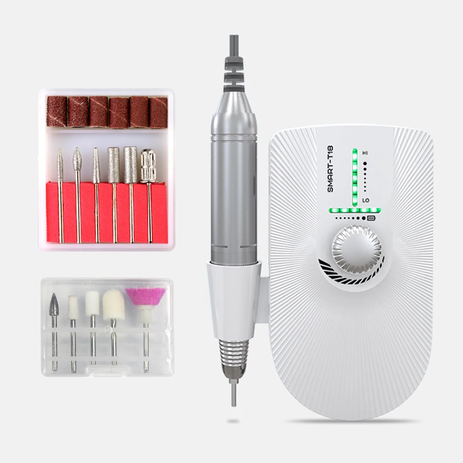 New Electric Manicure Drill 35000rpm Nail Drill For Nail Polish Remover Pedicure Machine With Drill Bits Salon Equipment