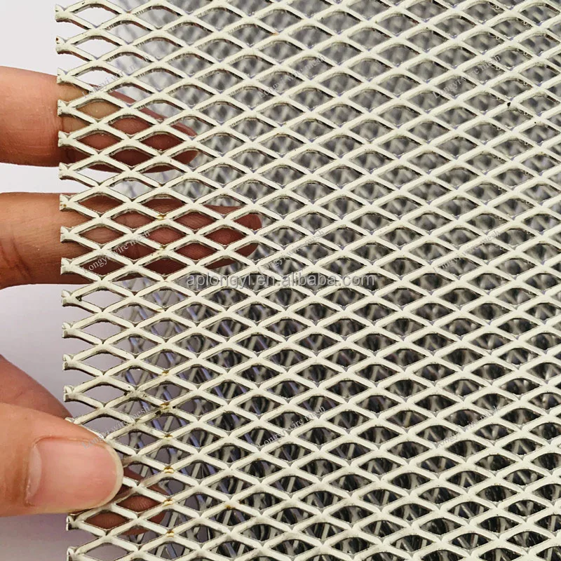 Aluminium expanded mesh 2x3mm hole 0.3mm thickness aluminium expanded metal mesh