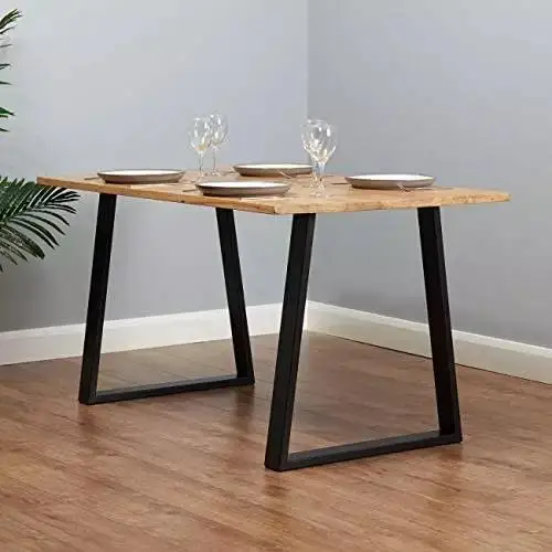 modern sample design black metal leg/base for dining table coffee table