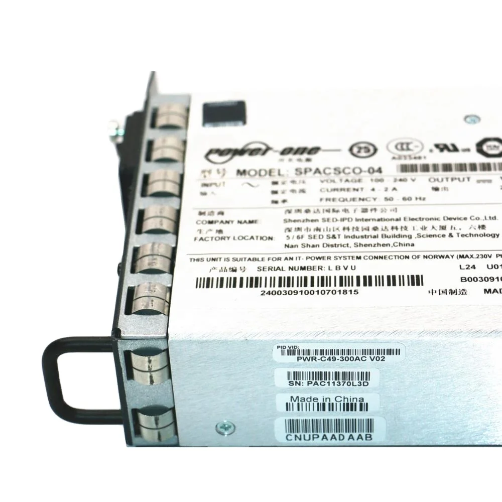  100% новый и оригинальный СНГ PWR-C49-300AC 4948 300 Вт Источник питания переменного