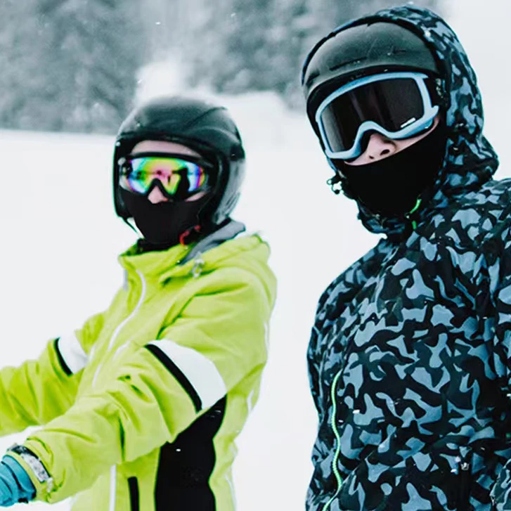 Factory Customized Winter Warm Thick Balaclava Elastic Cycling Bike Face Cover Windproof Polyester Adults Sports Fishing