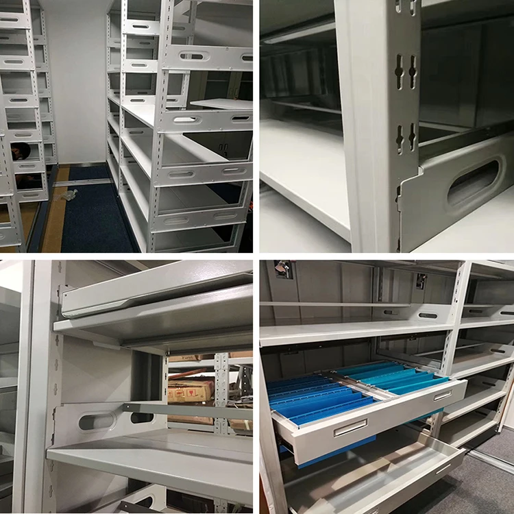 China Supplier Favorable Library Furniture Mobile Shelving Steel Filing Cabinet Compact Shelving