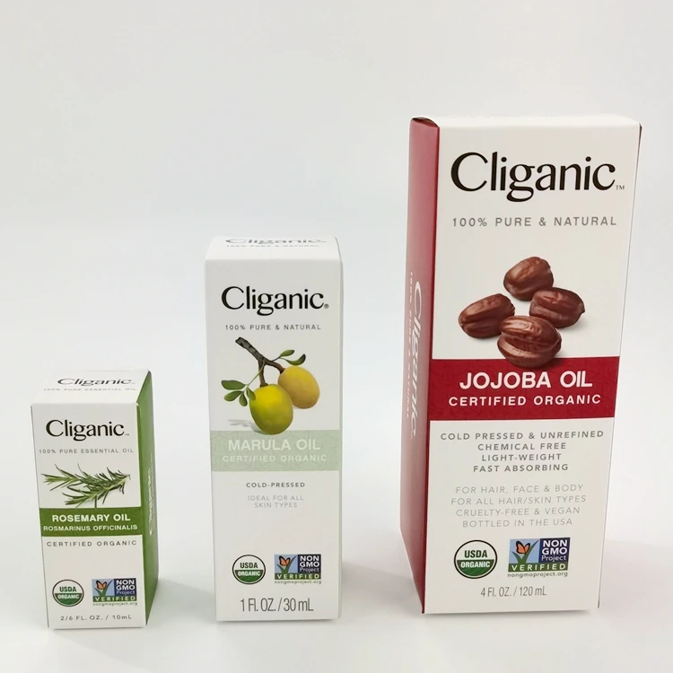 Biodegradable kraft paper hemp retail packaging box snap auto lock bottom eco friendly essential oil boxes