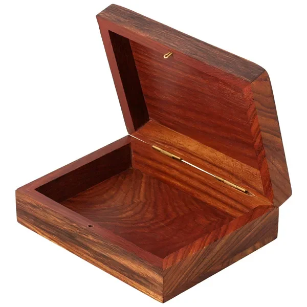 Custom Size Decorative Playing Cards Wooden Gift Box Case Small Jewelry Box