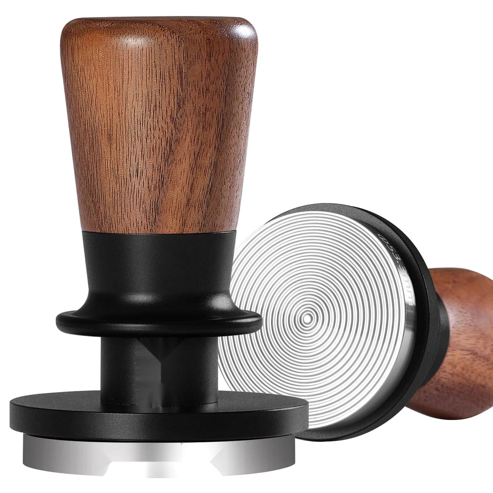 Espresso Tamper, Calibrated Coffee Tamper for Barista Home,Stainless Steel Base Tamper Espresso Tool