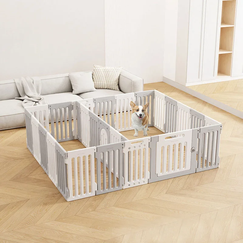 New style pets playpen indoor pet furniture, dog and cat small animal enclosure fence with raised plastic isolation fence