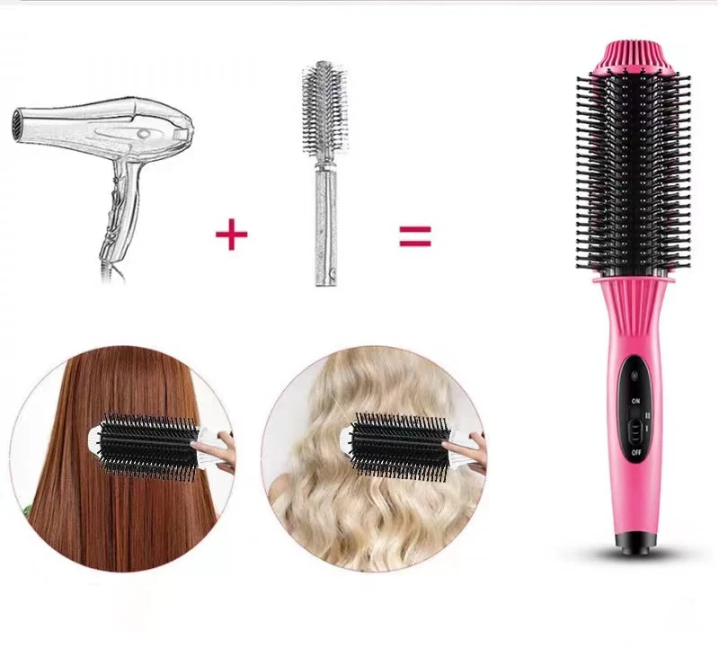 Professional Wholesale Hair Comb Curly Beauty Electric Magic Hair Straightener Brush HM703