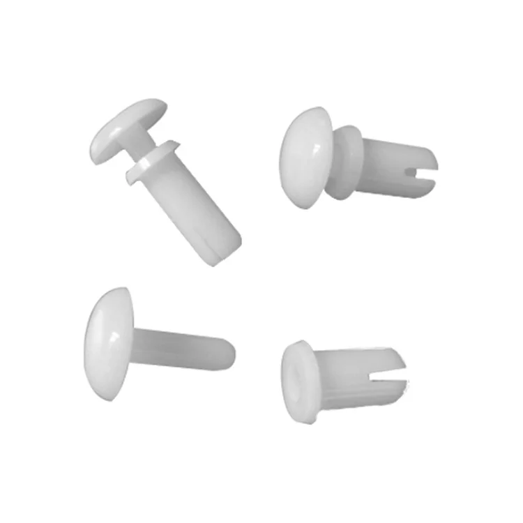 High quality Snap Push-In Rivets - Plastic ,Push, Round hole, plastic auto rivet R3055 white and black