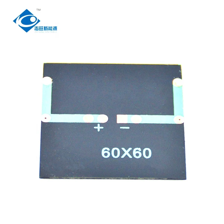 4V China Wholesale Price Customized Epoxy Mini Solar Panel ZW-6060 Epoxy/PET Small Solar Cell 0.3W