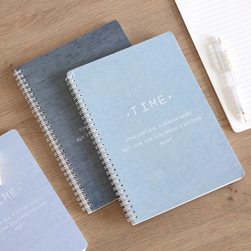 Simple Cheap Spiral Notebook A5 B5 Blank/Line/Dots/Grid Wholesale Customise