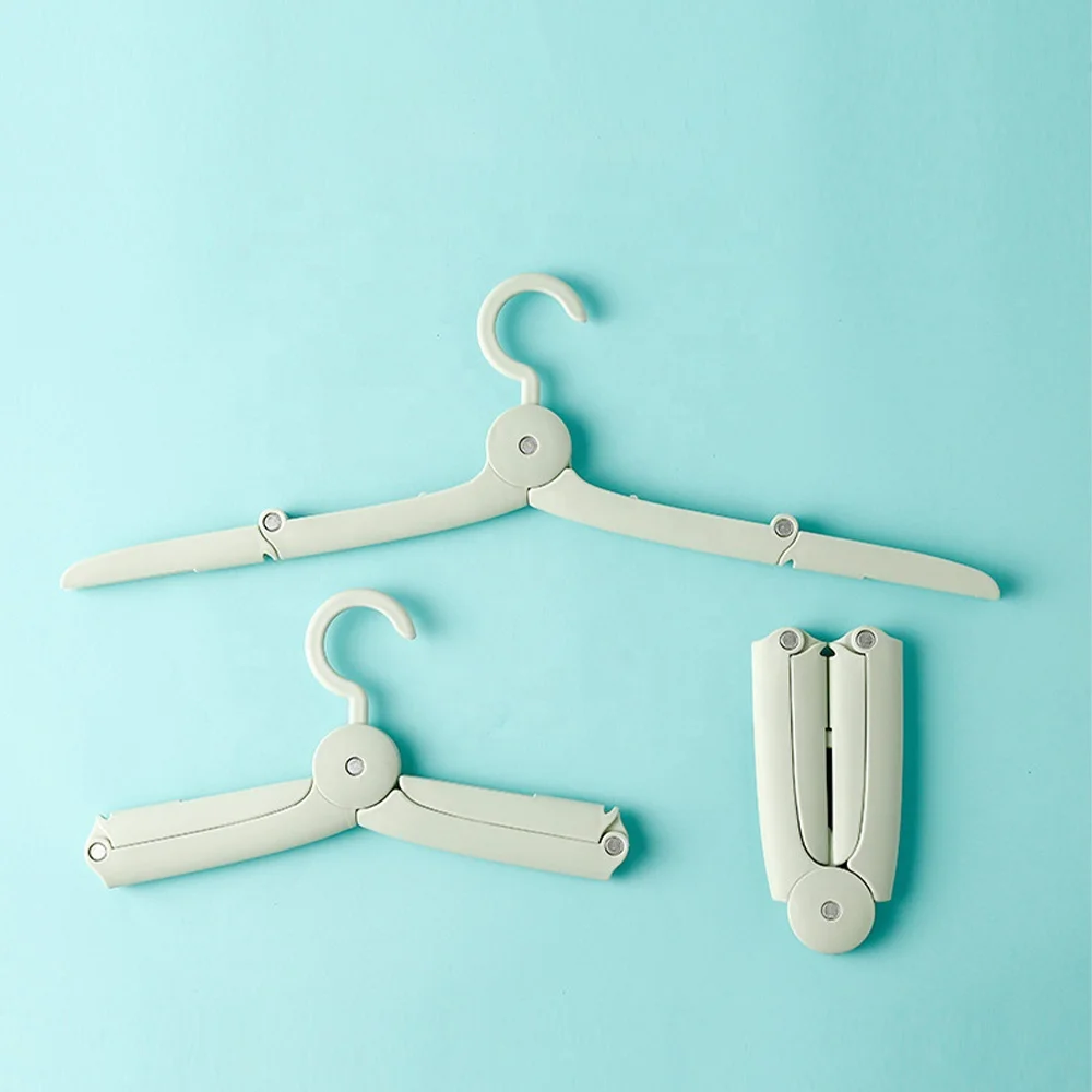 Hot Selling Collapsible Plastic Clothes Hanger, Manufacturer Folding Plastic Hangers For Clothes