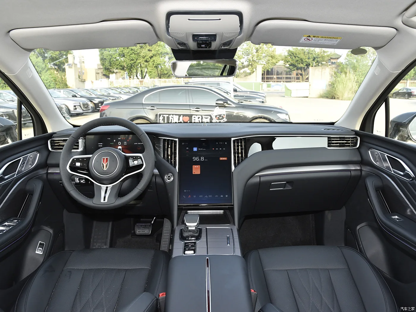 Hongqi HS7 2 0 т внедорожник популярный большой бензиновый двигатель турбодвигатель автоматическая коробка передач левое рулевое управление 5-местный легкий металлический Подержанный автомобиль