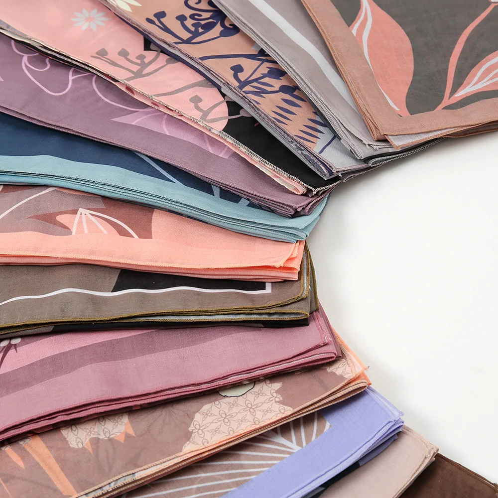 hijaab muslim women custom malaysia cotton voile high quality hijab malay tudung bawal