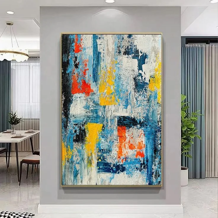 Custom Abstract Canvas Painting On Canvas Modern Oil Painting Canvas Print Large Wall Art for Home Decor