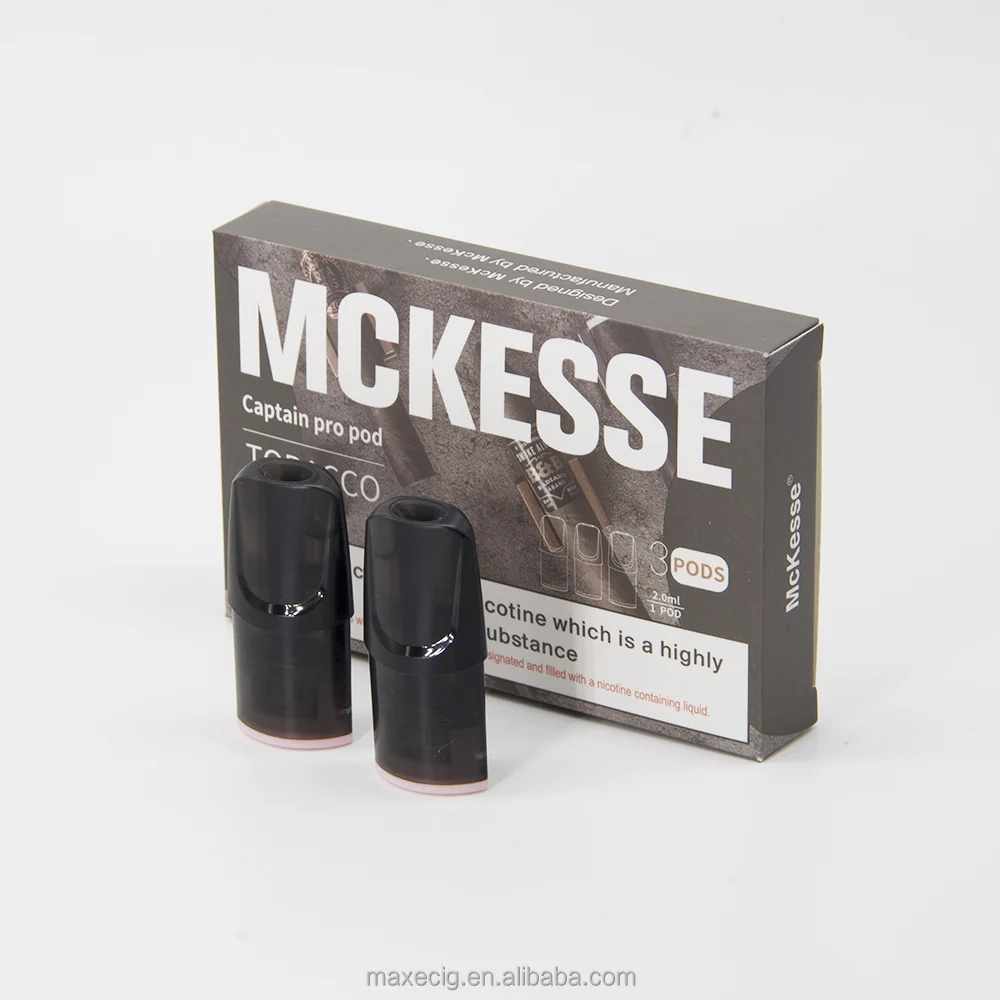 In Stock Wholesale mckesse vape pod start accessories pods leakproof tight magnetic coil pod atomizer