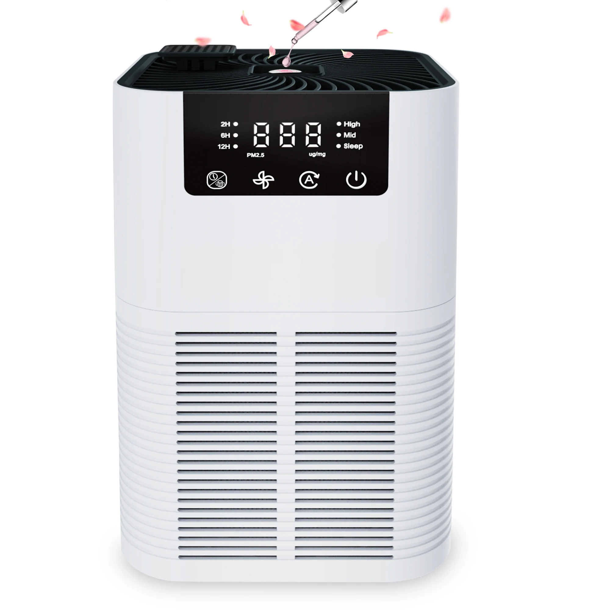 2024 Newest Model with Air Quality Sensor Air Fresher Dust Odor Removal Room Home Air Sterilizer