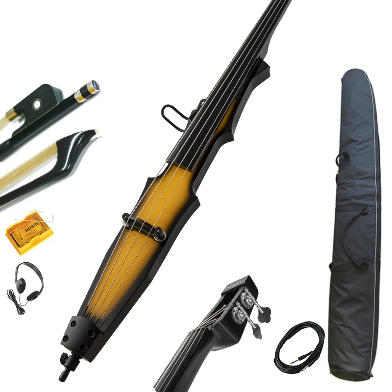 Kinglos quality cheap price for sale in china colorful body 3/4 electric double bass