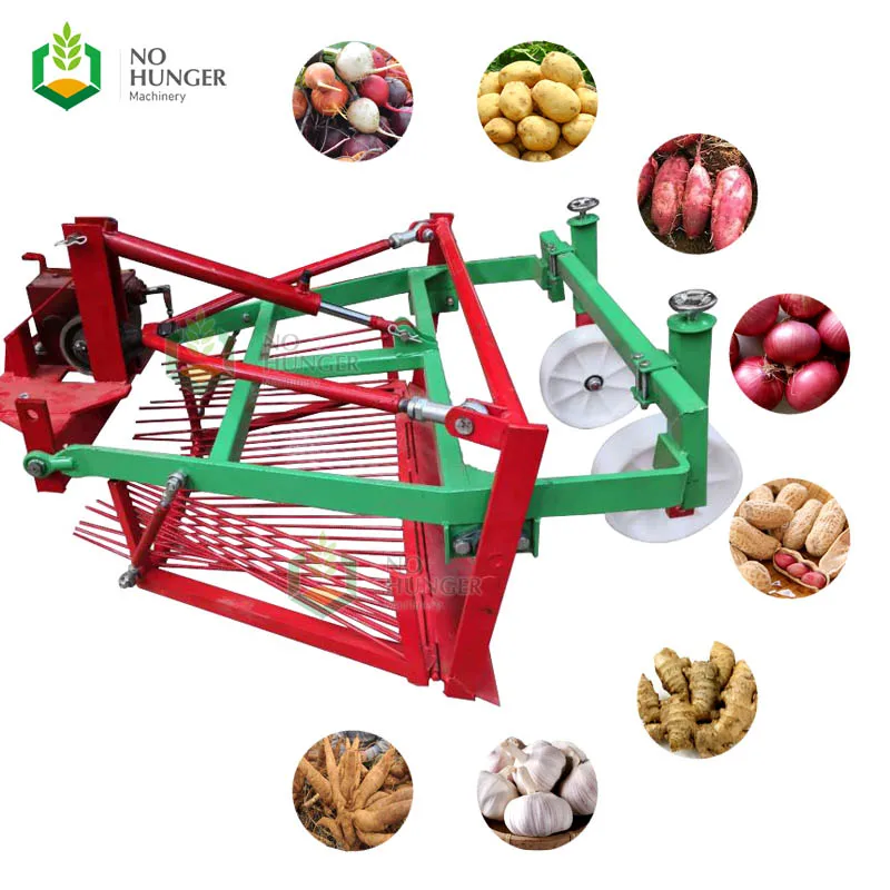 Small Mini Ginger Sweet Potato Radish Cassava Garlic Peanut Harvester Machine Of Price