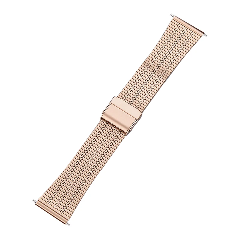 Arsenel universal 7 links 22mm stainless steel watch band for Samsung galaxy huawei GT thin slim wristband smart watch straps