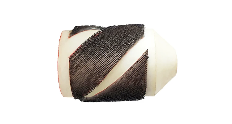 EMT Popular Selling Polyurethane Spiral Wire Brush Bare Foam Pig For Oil&gas Pipeline Cleaning,Customized Density Soft Polly Pig