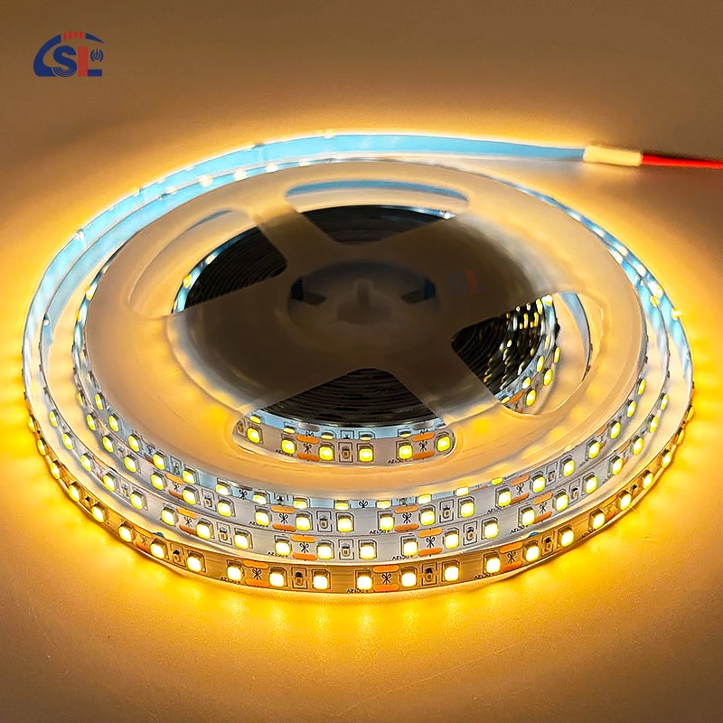 Экономичные светодиодные полосы DC12V SMD2835 120D 8 мм 1200-1600LM 3000K 35 медные Ra80 для зеркала ванной
