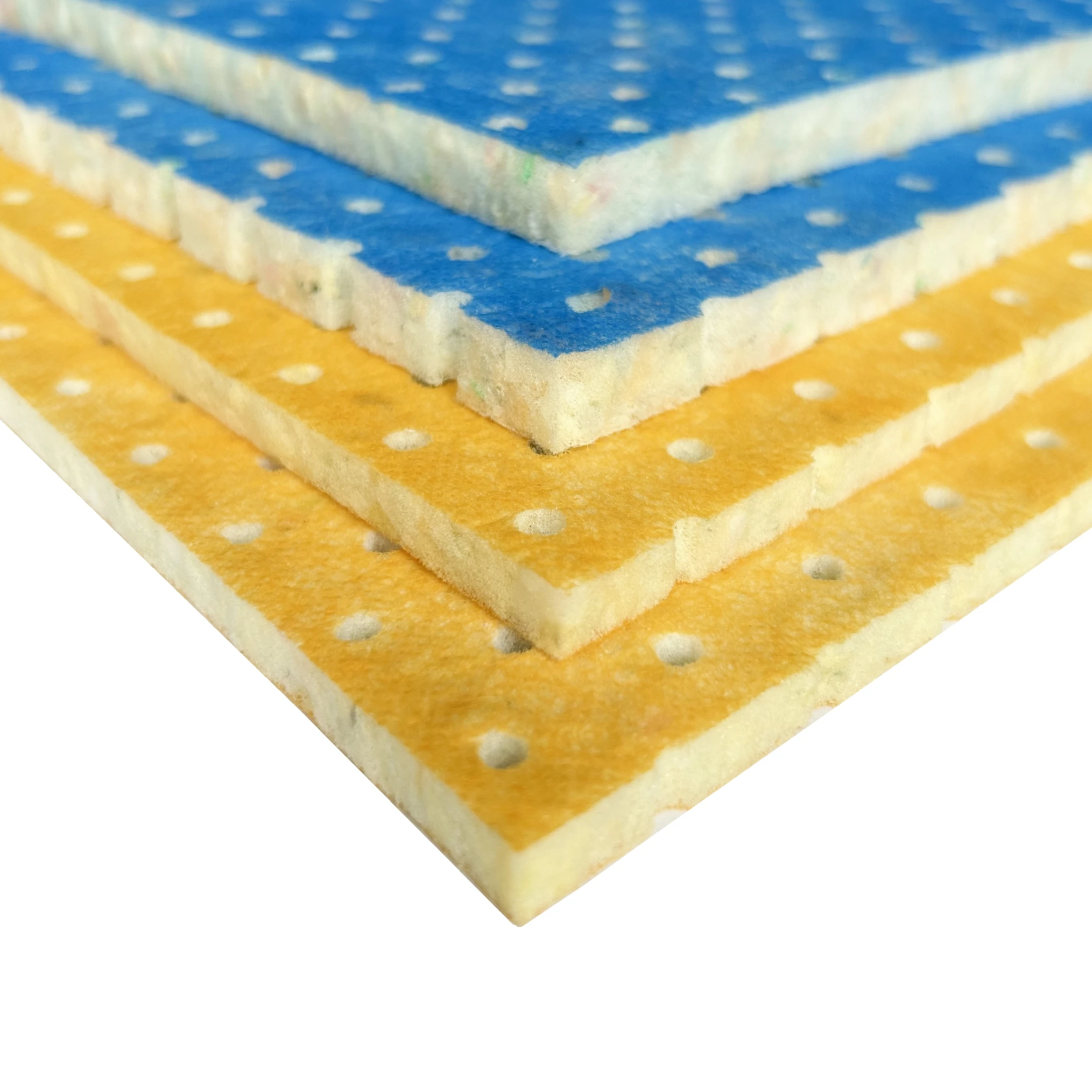 9mm Surface covered with PE film and non-woven fabric recycled sponge carpet underlay for under carpet