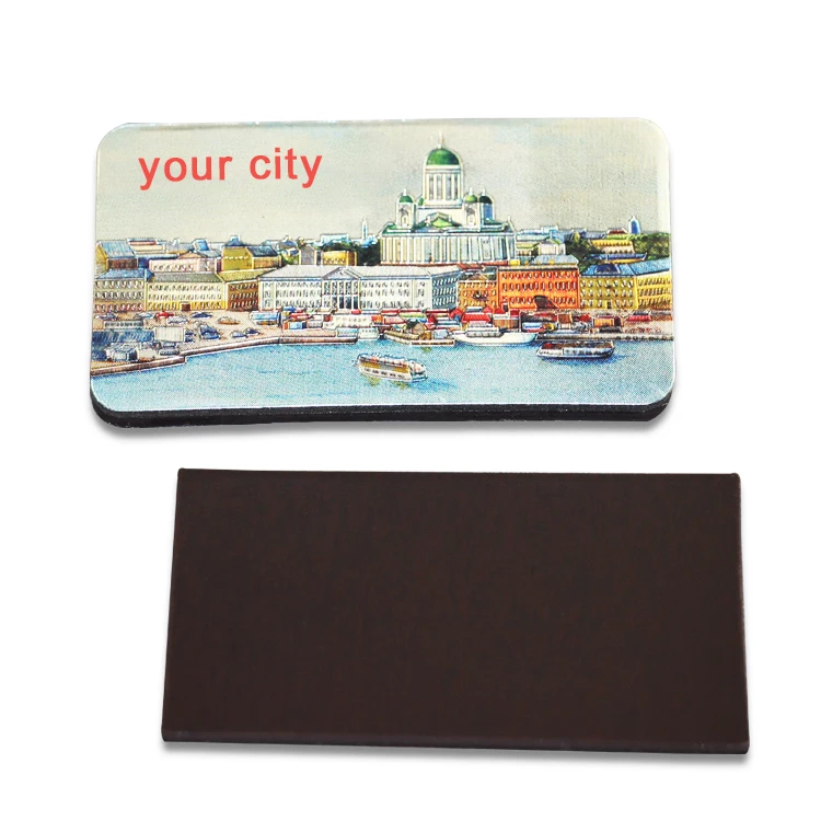 Custom Design Gift Souvenir Frankfrurt Fridge Magnet Difrint Cuntrees Foil Magnet For Fridge Germany