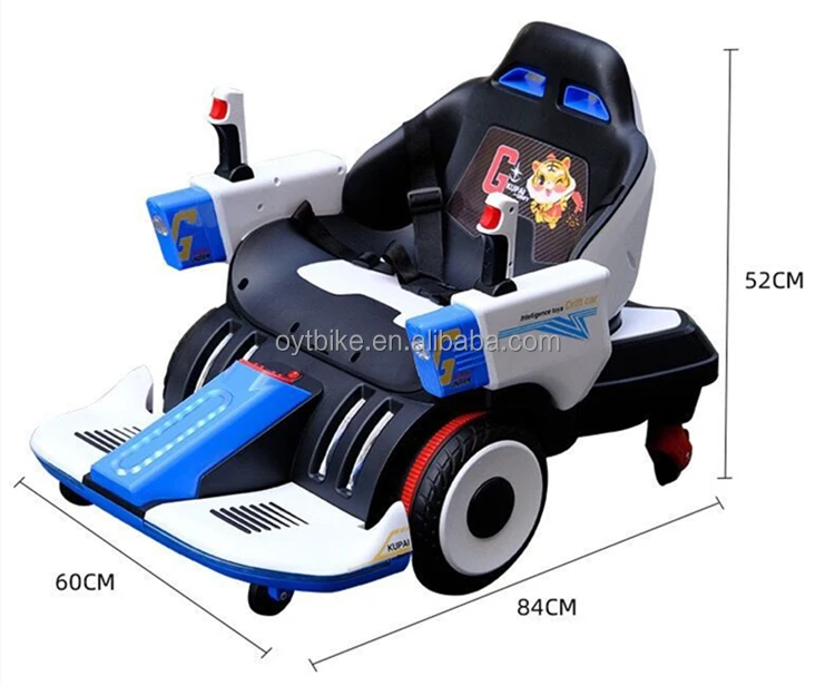 2023 Hot Sale Kids Dual 12V Battery Electric Drift Car Toy Pedal Foot Power Plastic 4-Wheel Ride-On for Girls Outdoor Exercise