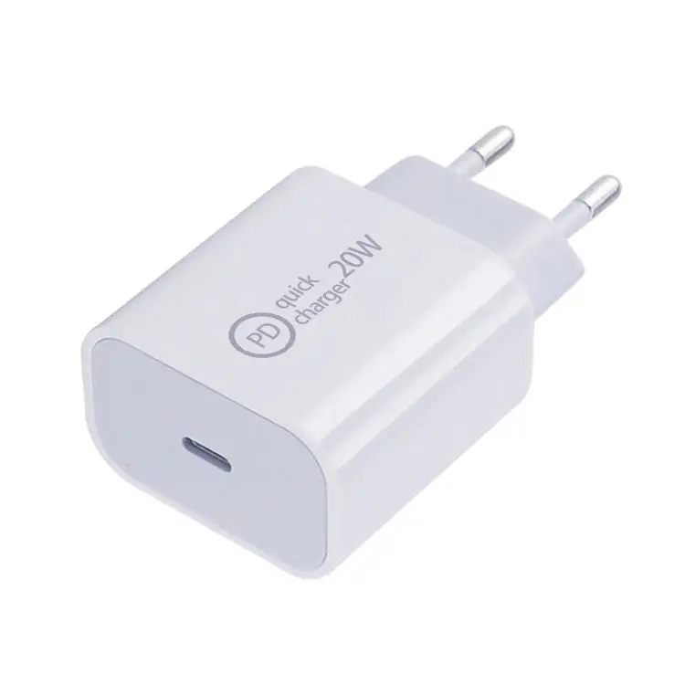 2022 Newest Wholesale On Stock Pd 20w Super EU US Charge Wall Charger Type C Fast Charging Usb C Pd Wall Charger For Iphone