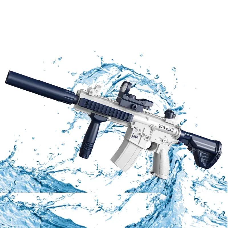 Автоматический большой садовый водяной пистолет Электрический M416 реалистичный для взрослых
