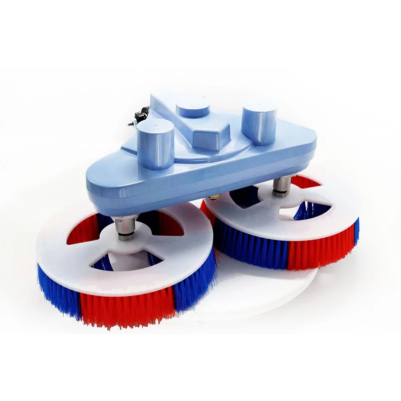 MULTIFIT MULR-C01 3.5m Telescopic Rod Glass Fiber and Durable Semi Automatic Round Solar Panel Cleaning Rotating Brush Machine