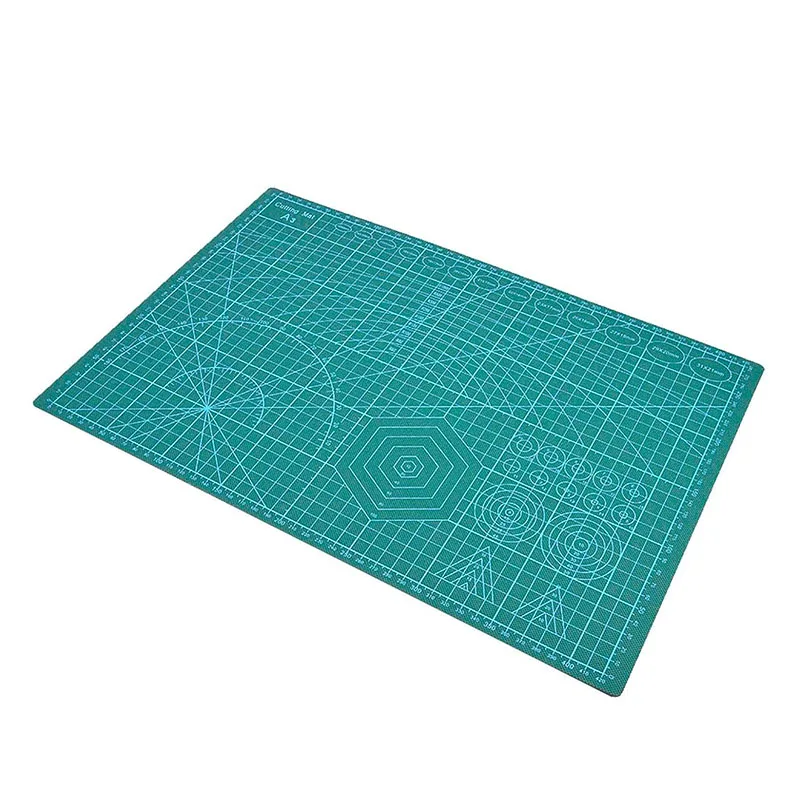 Самоисцеляющая швейная коврик A3 двухсторонняя 3-слойная вращающаяся разделочная доска для шитья хобби ткань прецизионный Скрапбукинг