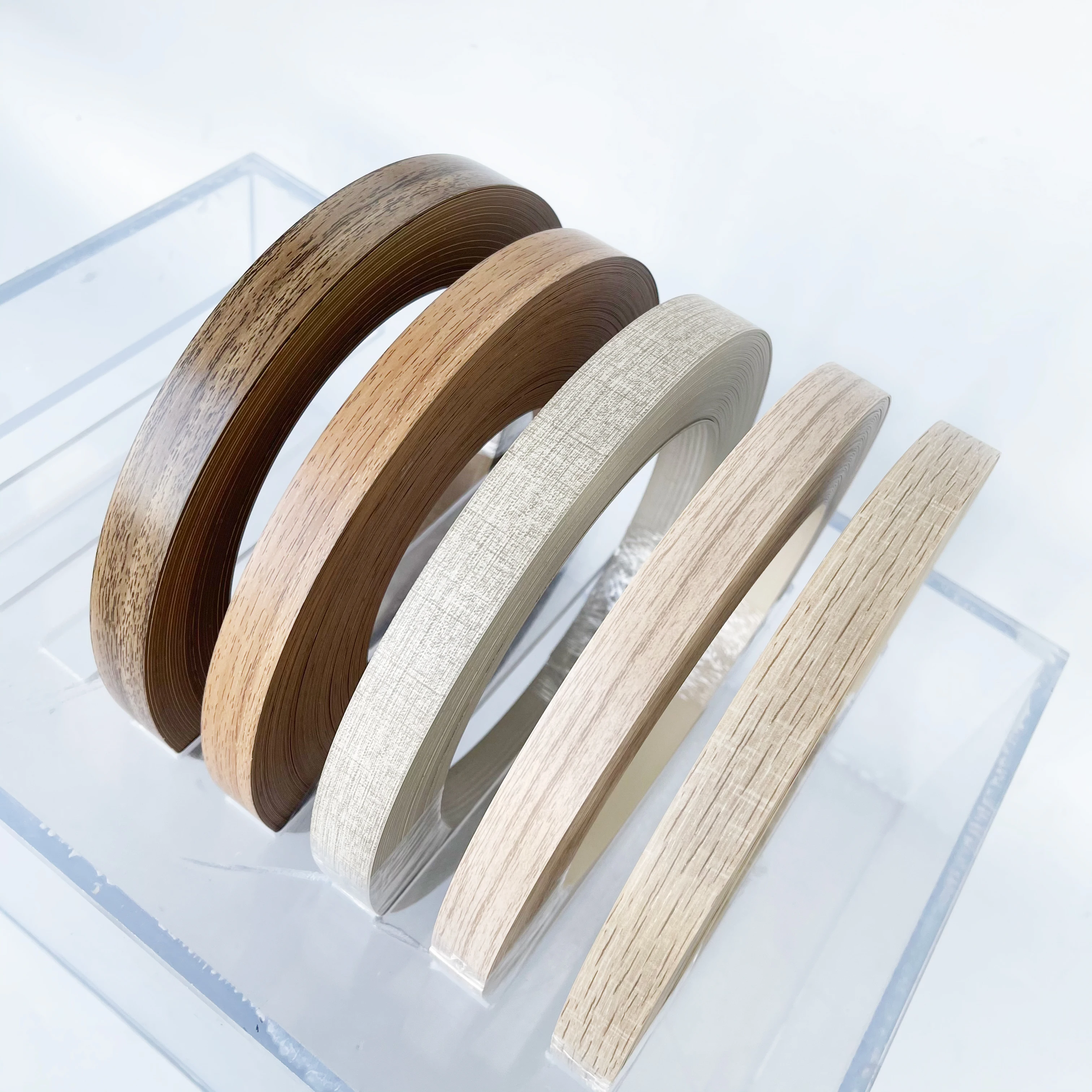 Manufacturer Provide New Designs Customized 1x22mm PVC Edge Banding for Furniture Accessories