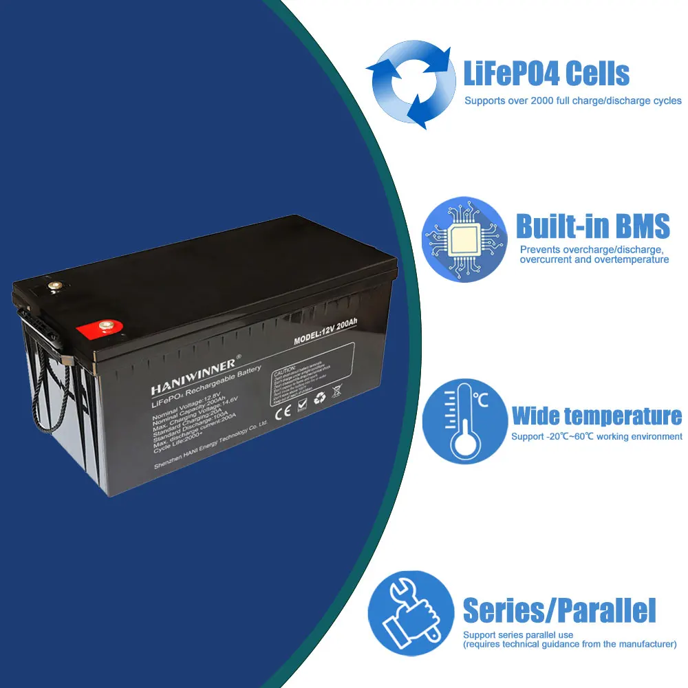 Custom Lithium Iron Phosphate Battery 48V 24V 12V 100Ah 200Ah 300Ah 400Ah 500Ah Lifepo4 Akku 12V Lithium Ion Battery Pack For Ev