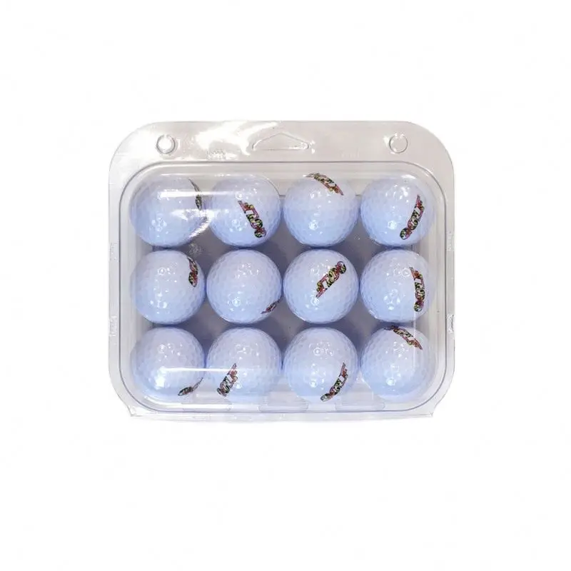 XiMan 2022 custom transparent plastic clamshell packaging for 24 golf balls de