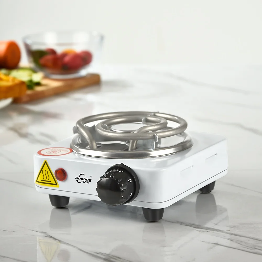 Andong 500w Портативный нагревательная плита для приготовления пищи Электрический уголь обогреватель Мини-плита