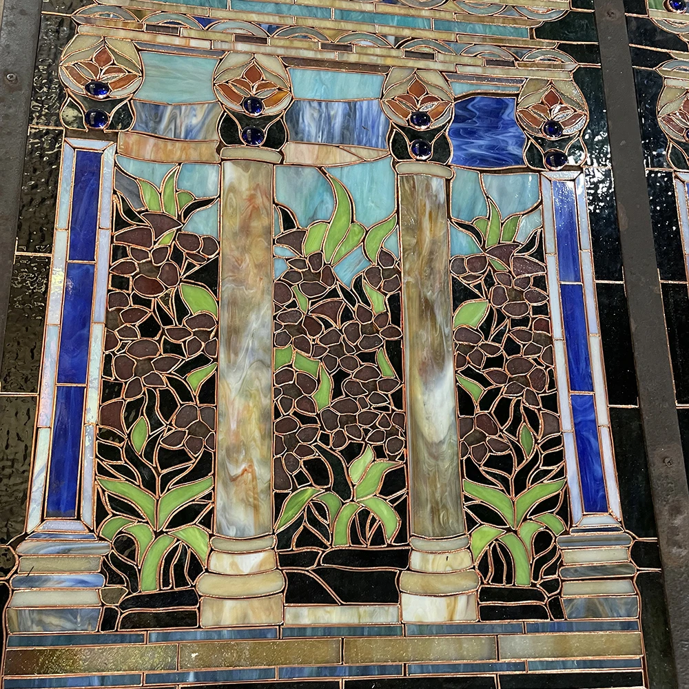 Wholesale classic square ceramic tripod custom sublimed tile tripod with cork kitchen tableware table insulation mat