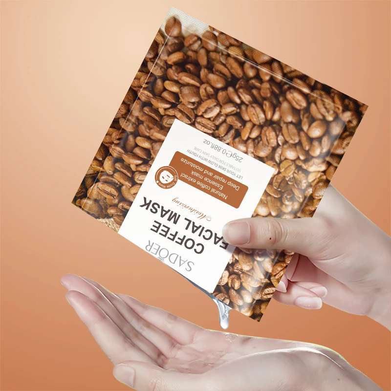 SADOER Private Label Organic Whitening Moisturizing Sheet Fruit Beauty Face Mask Mascarillasl Skin Care Facial Mask